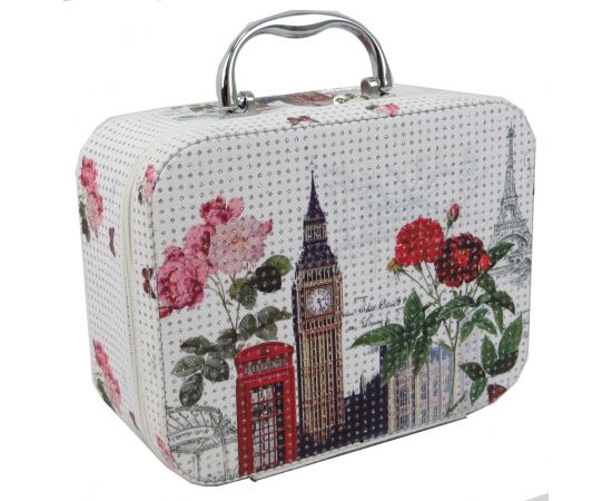 Купить Бьюти-кейс Loren London-Paris YHSD042501-1 белый, фото , характеристики, отзывы