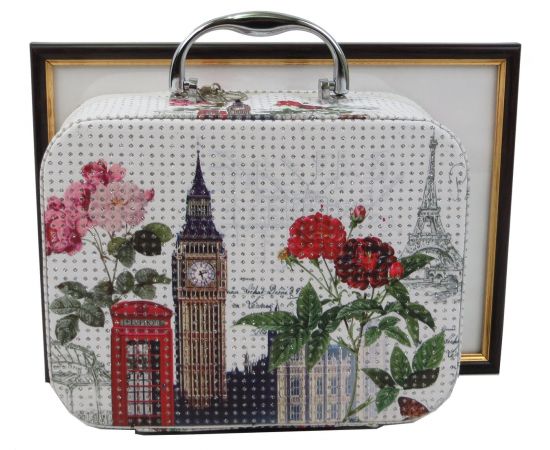 Купить Бьюти-кейс Loren London-Paris YHSD042501-1 белый, фото , изображение 6, характеристики, отзывы