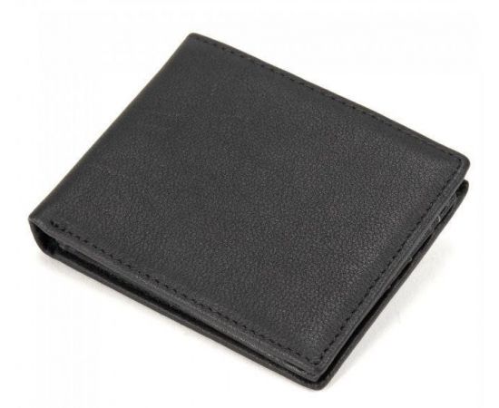 Придбати Кожаное мужское портмоне Tiding Bag черное, image , характеристики, відгуки