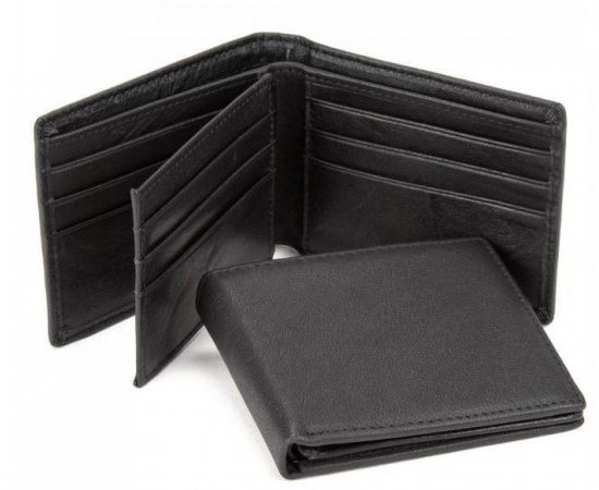 Придбати Кожаное мужское портмоне Tiding Bag черное, image , зображення 2, характеристики, відгуки