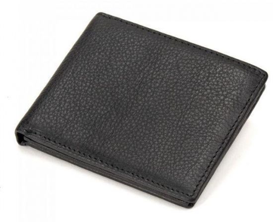 Купить Кожаное мужское портмоне Tiding Bag, черный, фото , характеристики, отзывы