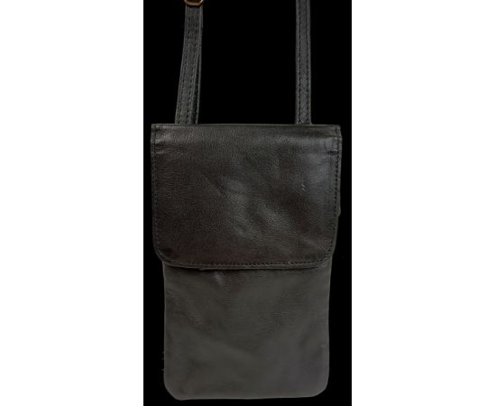 Купить Небольшая женская кожаная сумка для телефона, документов UP2 Fashion черная, фото , изображение 3, характеристики, отзывы