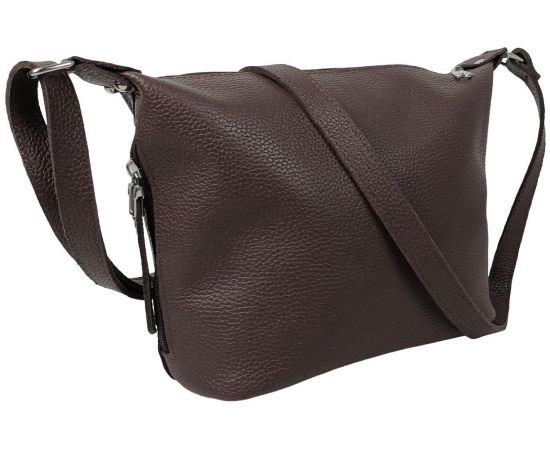 Купить Женская кожаная сумка Borsacomoda, Украина темно-коричневая, фото , характеристики, отзывы