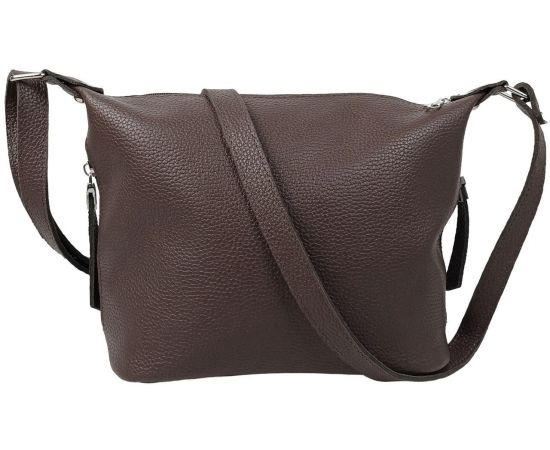 Купить Женская кожаная сумка Borsacomoda, Украина темно-коричневая, фото , изображение 2, характеристики, отзывы