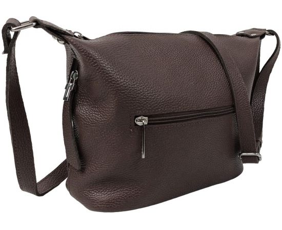 Купить Женская кожаная сумка Borsacomoda, Украина темно-коричневая, фото , изображение 5, характеристики, отзывы