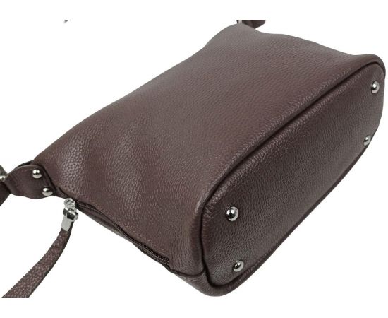 Купить Женская кожаная сумка Borsacomoda, Украина темно-коричневая, фото , изображение 6, характеристики, отзывы