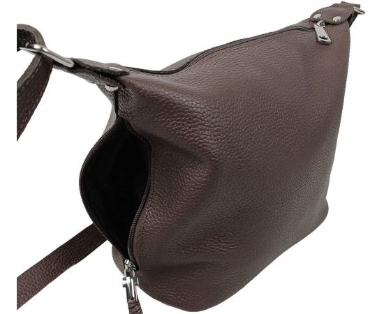 Купить Женская кожаная сумка Borsacomoda, Украина темно-коричневая, фото , изображение 7, характеристики, отзывы