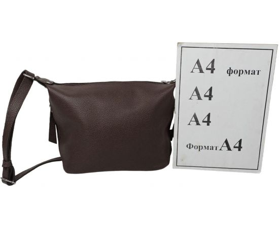 Купить Женская кожаная сумка Borsacomoda, Украина темно-коричневая, фото , изображение 10, характеристики, отзывы