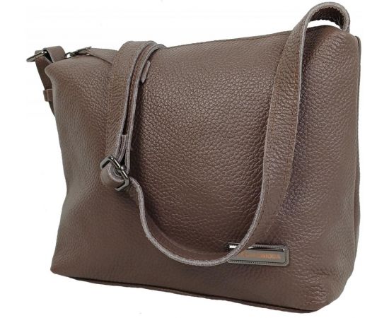 Купить Женская кожаная наплечная сумка Borsacomoda капучино, фото , изображение 4, характеристики, отзывы