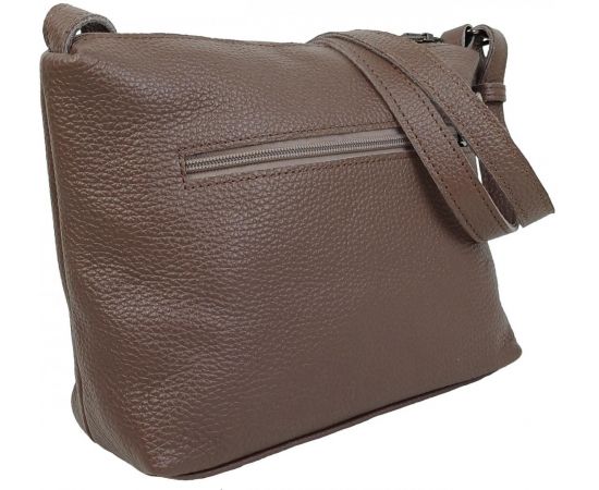 Купить Женская кожаная наплечная сумка Borsacomoda капучино, фото , изображение 5, характеристики, отзывы