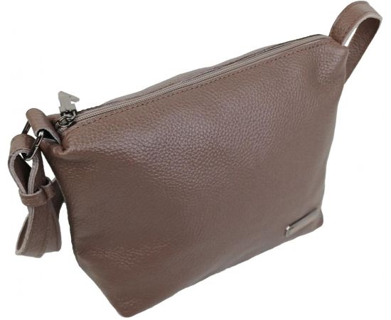Купить Женская кожаная наплечная сумка Borsacomoda капучино, фото , изображение 6, характеристики, отзывы