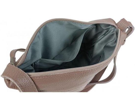 Купить Женская кожаная наплечная сумка Borsacomoda капучино, фото , изображение 7, характеристики, отзывы