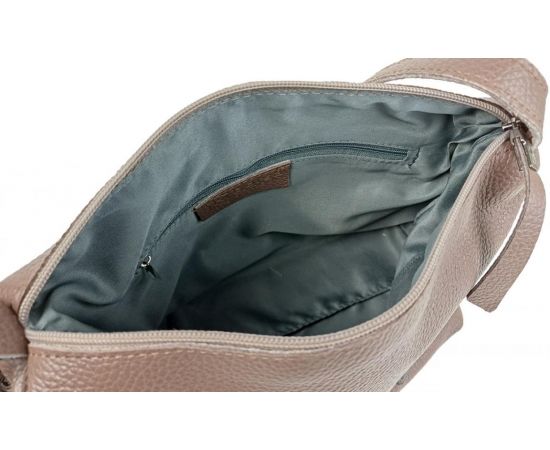 Купить Женская кожаная наплечная сумка Borsacomoda капучино, фото , изображение 8, характеристики, отзывы