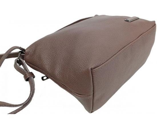 Купить Женская кожаная наплечная сумка Borsacomoda капучино, фото , изображение 9, характеристики, отзывы