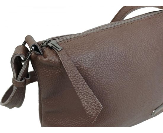 Купить Женская кожаная наплечная сумка Borsacomoda капучино, фото , изображение 10, характеристики, отзывы