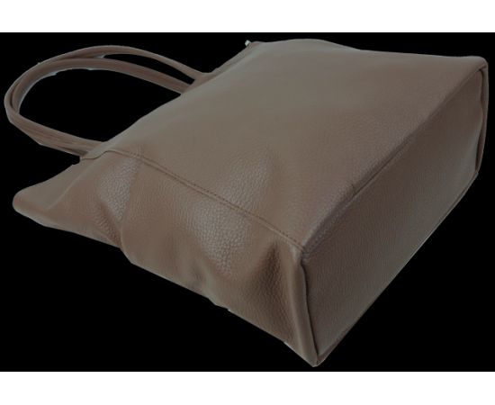 Купить Женская кожаная сумка на двух ручках Borsacomoda, Украина коричневая, фото , изображение 4, характеристики, отзывы
