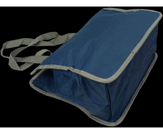 Купить Складная сумка шоппер для покупок с жестким дном 20L Clevaful синяя, фото , изображение 6, характеристики, отзывы