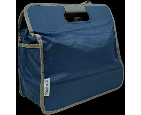 Купить Складная сумка шоппер для покупок с жестким дном 20L Clevaful синяя, фото , изображение 8, характеристики, отзывы