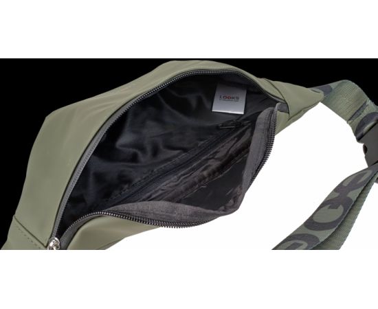 Придбати Женская поясная сумка, бананка Looks Hip Bag by Wolfgang Joop хаки, image , зображення 8, характеристики, відгуки