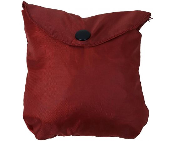 Купить Легкая складная сумка шоппер для покупок Riciclo 44х38 см бордовая, фото , изображение 2, характеристики, отзывы