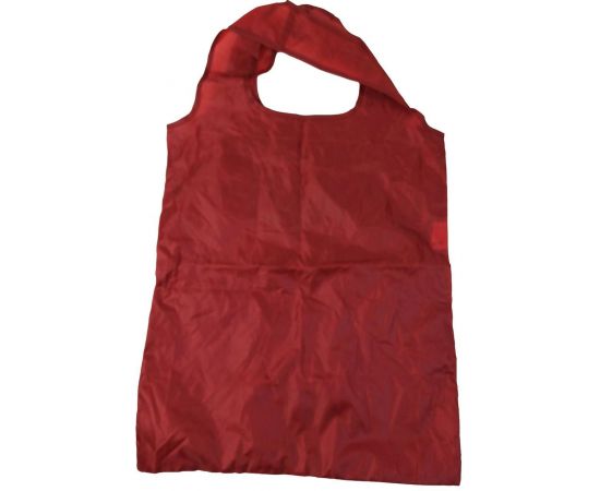 Купить Легкая складная сумка шоппер для покупок Riciclo 44х38 см бордовая, фото , изображение 5, характеристики, отзывы