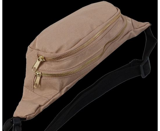 Купить Женская поясная сумка, бананка, набедренная сумка LS пудрова, фото , изображение 5, характеристики, отзывы