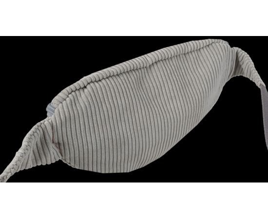 Купить Вельветовая женская поясная сумка, бананка, набедренная сумка LS серая, фото , изображение 6, характеристики, отзывы