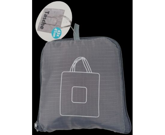 Купить Легкая складная сумка шоппер для покупок Jes Collection 43х41 см серая, фото , изображение 2, характеристики, отзывы