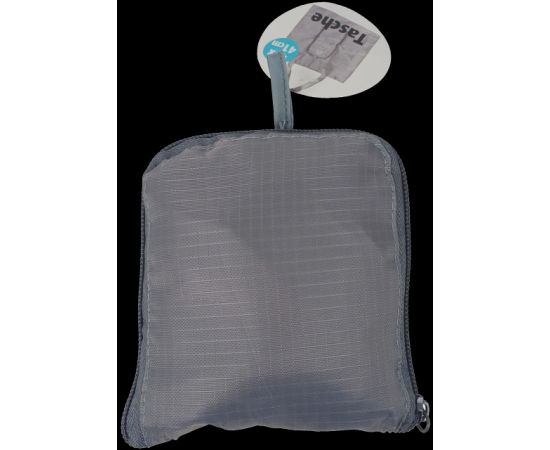 Купить Легкая складная сумка шоппер для покупок Jes Collection 43х41 см серая, фото , изображение 4, характеристики, отзывы