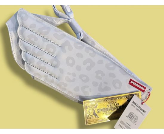 Купить Нагрудная сумка, слинг Sprayground Wings To The Future белая, фото , изображение 5, характеристики, отзывы