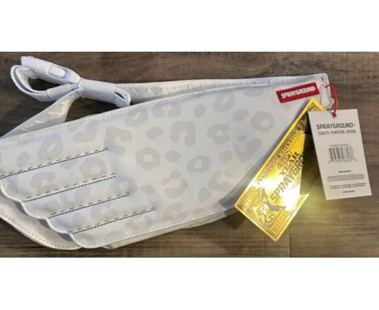 Купить Нагрудная сумка, слинг Sprayground Wings To The Future белая, фото , изображение 6, характеристики, отзывы