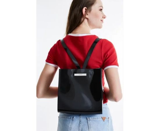 Купить Женская каучуковая сумка-рюкзак трансформер Zaxy Closer Bag черная, фото , характеристики, отзывы