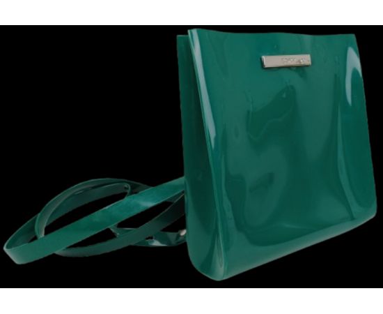 Купить Женская каучуковая сумка-рюкзак трансформер Zaxy Closer Bag зеленая, фото , изображение 4, характеристики, отзывы