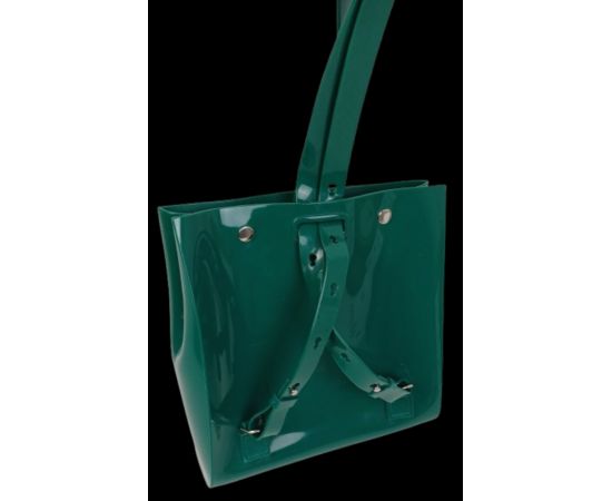 Купить Женская каучуковая сумка-рюкзак трансформер Zaxy Closer Bag зеленая, фото , изображение 7, характеристики, отзывы