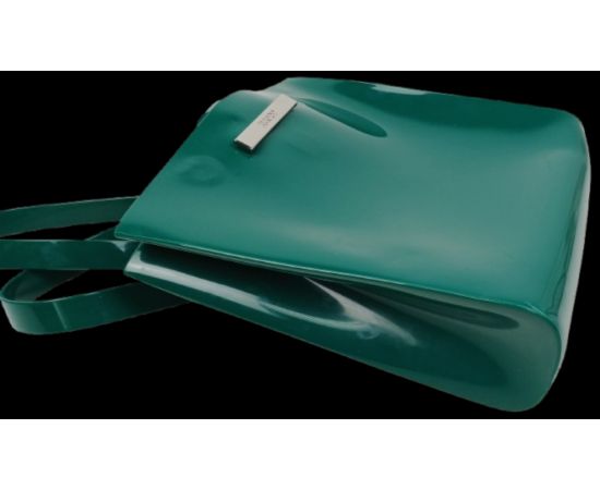 Купить Женская каучуковая сумка-рюкзак трансформер Zaxy Closer Bag зеленая, фото , изображение 8, характеристики, отзывы