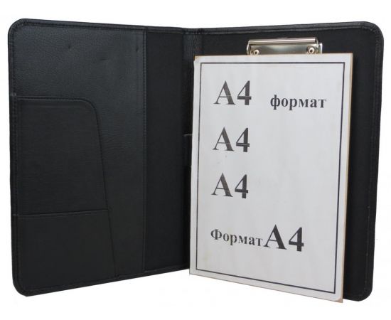 Купить Папка для документов из эко кожи Portfolio, Украина черная, фото , изображение 3, характеристики, отзывы