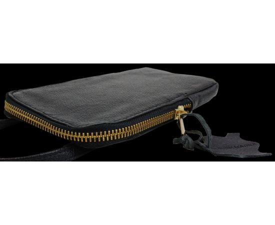 Купить Небольшая кожаная сумка для телефона, документов Live in Style черная, фото , изображение 6, характеристики, отзывы