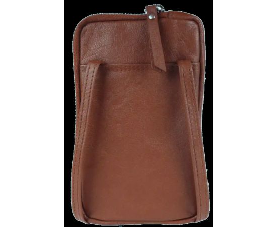 Купить Небольшая кожаная сумка для телефона, документов UP2 Fashion коричневая, фото , изображение 3, характеристики, отзывы