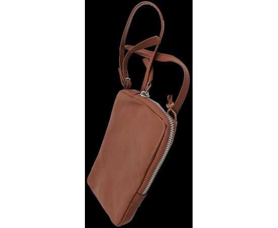 Купить Небольшая кожаная сумка для телефона, документов UP2 Fashion коричневая, фото , изображение 4, характеристики, отзывы