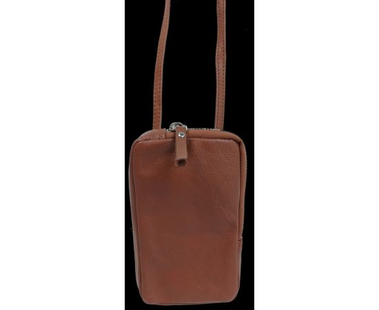Купить Небольшая кожаная сумка для телефона, документов UP2 Fashion коричневая, фото , изображение 6, характеристики, отзывы