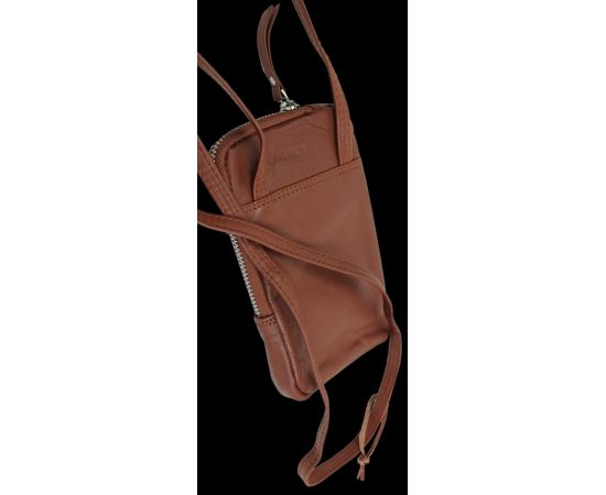 Купить Небольшая кожаная сумка для телефона, документов UP2 Fashion коричневая, фото , изображение 9, характеристики, отзывы