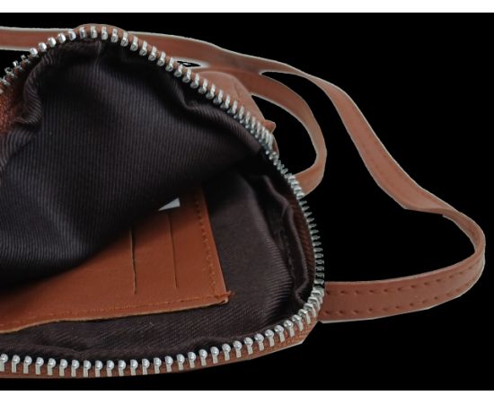 Купить Небольшая кожаная сумка для телефона, документов UP2 Fashion коричневая, фото , изображение 10, характеристики, отзывы