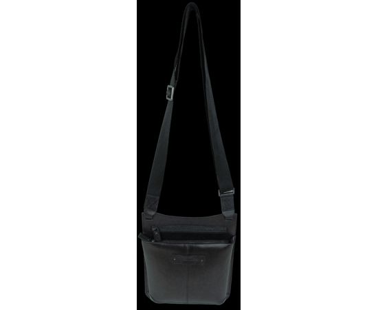 Купить Мужская кожаная сумка планшетка Mykhail Ikhtyar черная, фото , изображение 4, характеристики, отзывы