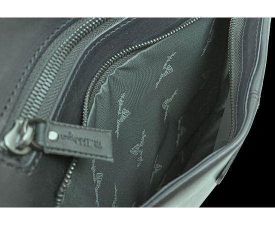 Купить Мужская кожаная сумка планшетка Mykhail Ikhtyar черная, фото , изображение 9, характеристики, отзывы