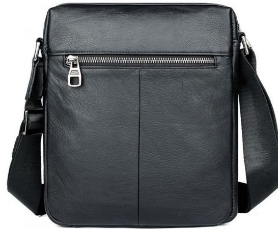 Купить Мужская сумка из натуральной кожи Tiding Bag черная, фото , изображение 3, характеристики, отзывы