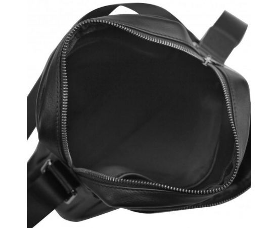 Купить Мужская сумка из натуральной кожи Tiding Bag черная, фото , изображение 4, характеристики, отзывы