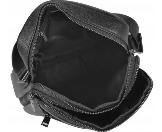 Купить Мужская сумка из натуральной кожи Tiding Bag черная, фото , изображение 3, характеристики, отзывы