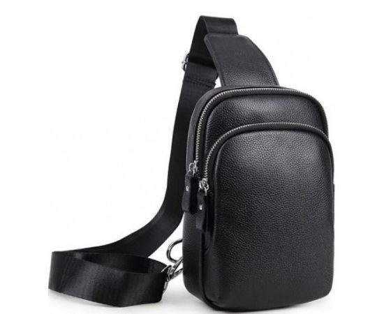 Купить Мужская сумка-слинг Tiding Bag черная, фото , характеристики, отзывы