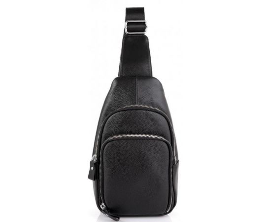 Купить Мужская сумка-слинг Tiding Bag черная, фото , изображение 2, характеристики, отзывы