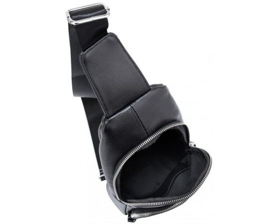 Купить Мужская сумка-слинг Tiding Bag черная, фото , изображение 4, характеристики, отзывы